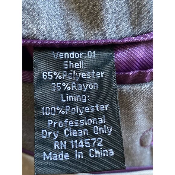 Vinci Mens Medium Gray Blazer Jacket Super 150s Zegna Style 50R/45W Polyester & - Picture 5 of 8